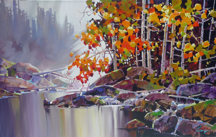 Artist Bi Yuan Cheng - Oceanside Art Gallery - Canadian Landscape Painting